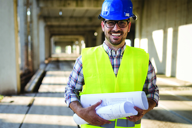 Architect Guy with Plans for Web