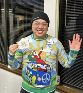 John O - Sweater Contest winner!